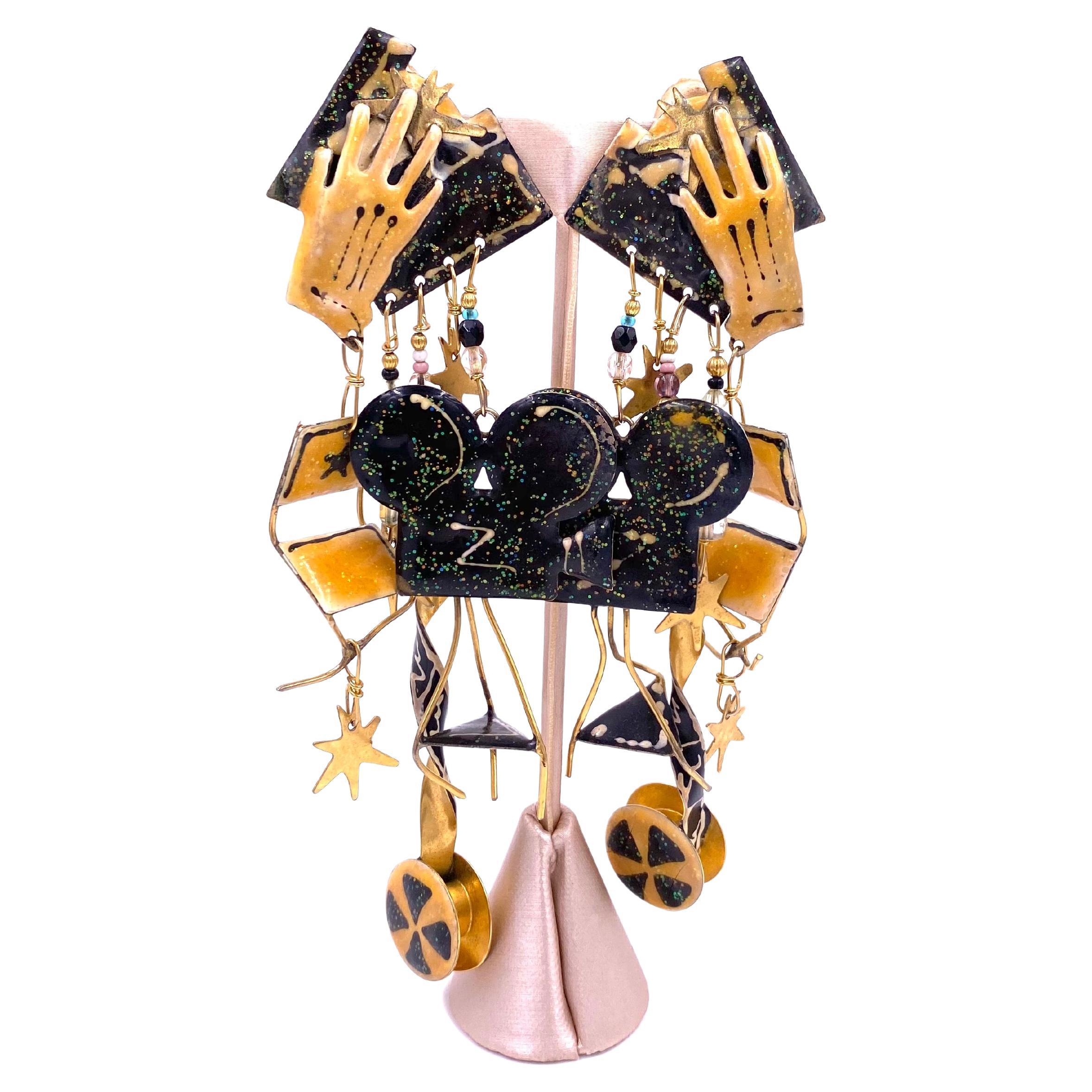 Lunch at The Ritz Movie Making Earrings For Sale