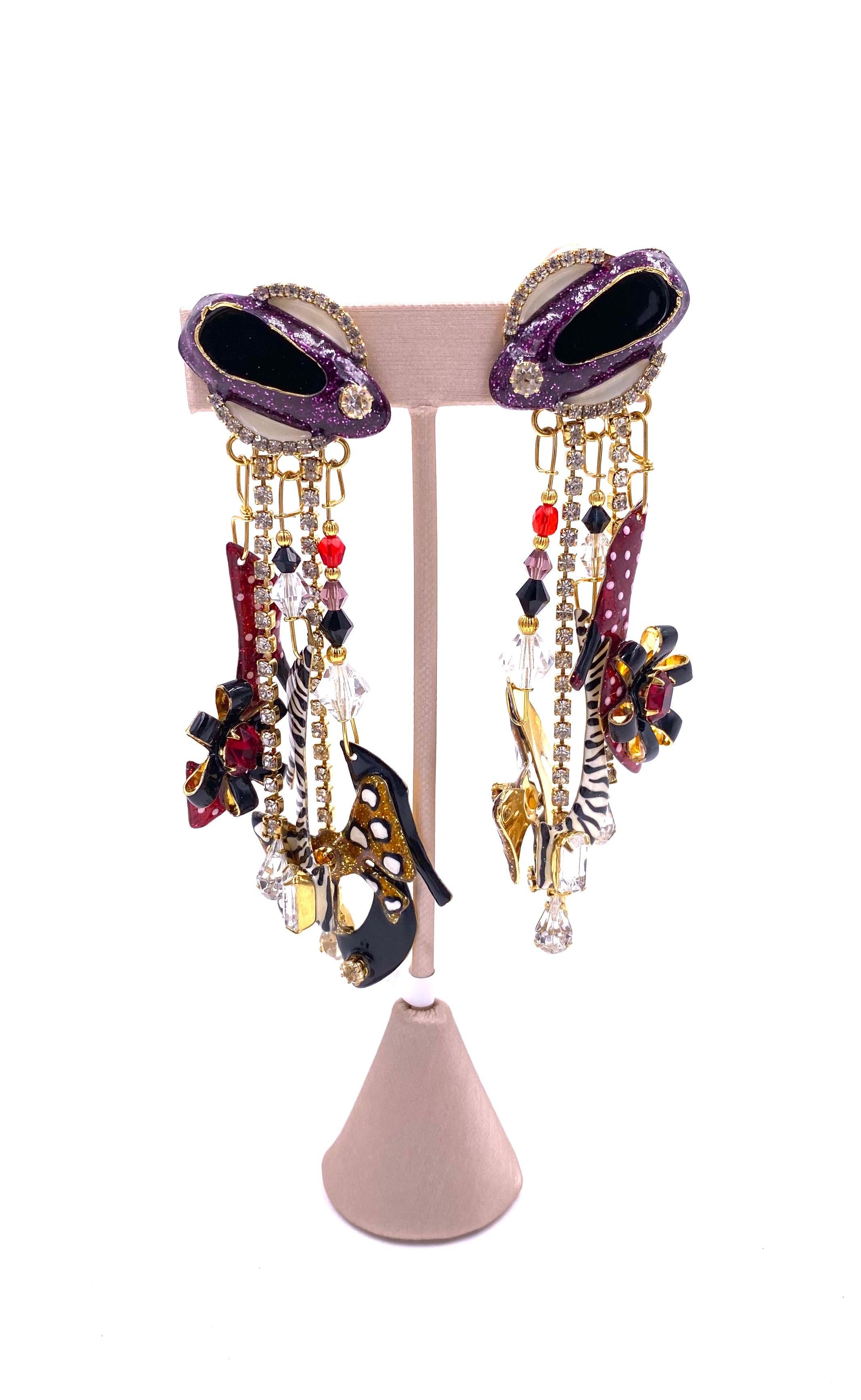 Women's Lunch at the Ritz Pumps Earrings For Sale