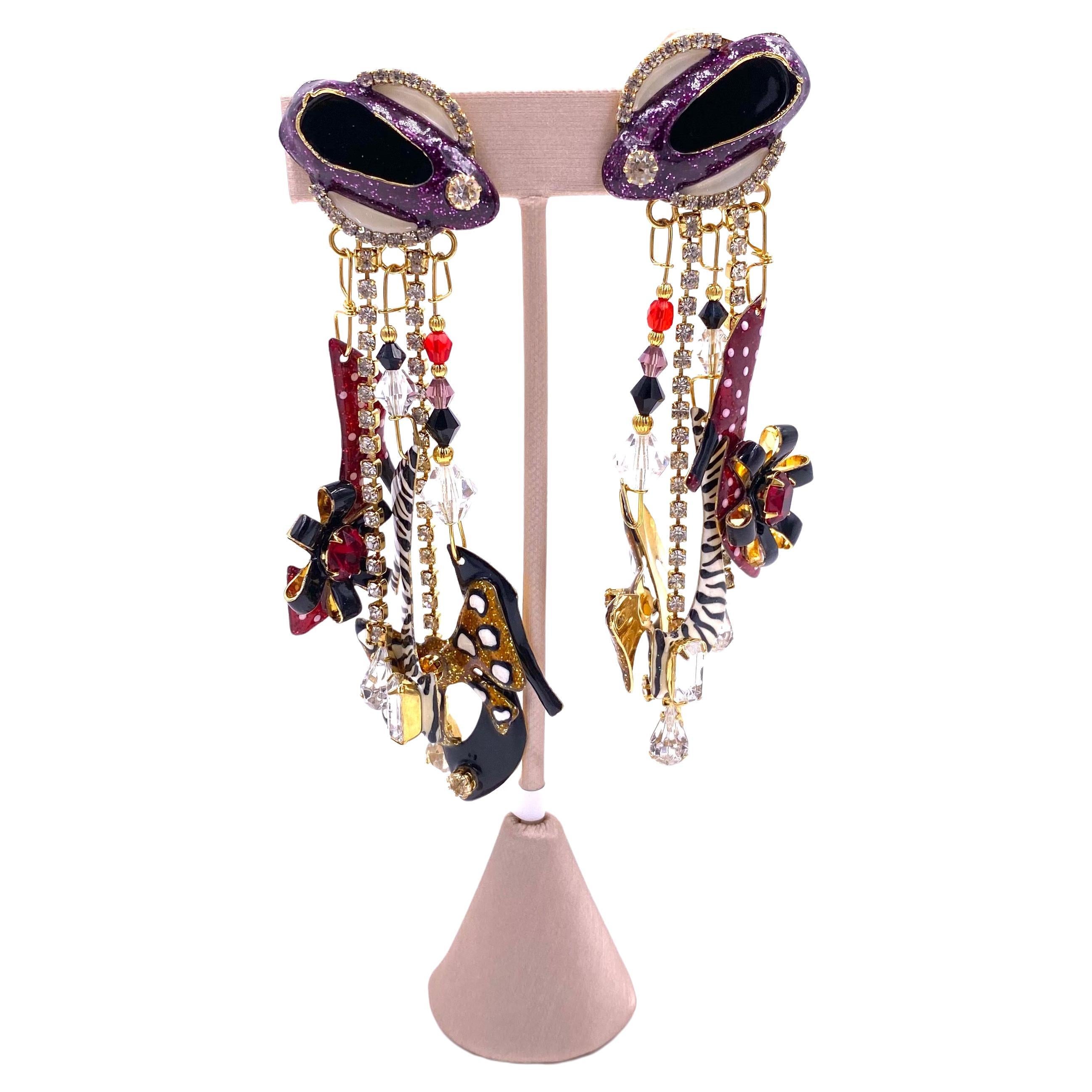 Lunch at the Ritz Pumps Earrings For Sale