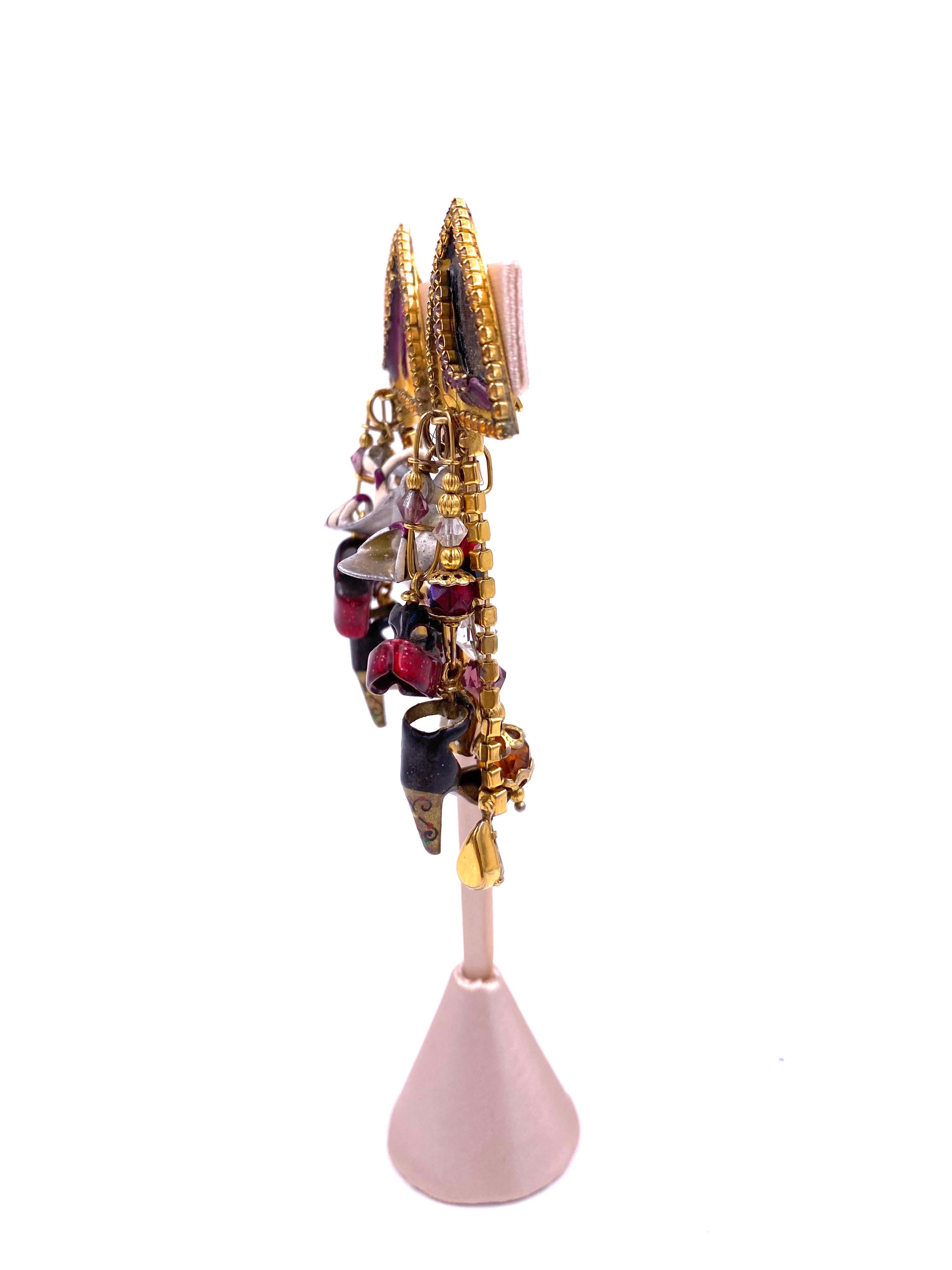 Lunch at The Ritz Shoes Earrings 1