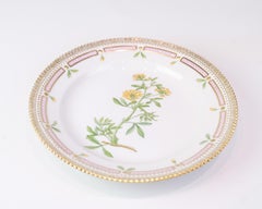 Lunch Plate Decoration No. 20/3550 Flora Danica By Royal Copenhagen From 1960s