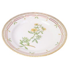 Speiseteller Dekoration Nr. 20/3550 Flora Danica von Royal Copenhagen aus den 1960er Jahren