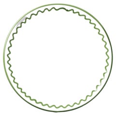Lunch Plate, Royal Olive Green Zigzag Jore Copenhagen