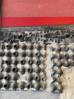 Lundy Siegriest Mixed Media 1960’s Abstract Painting