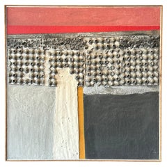 Lundy Siegriest Mixed Media 1960’s Abstract Painting