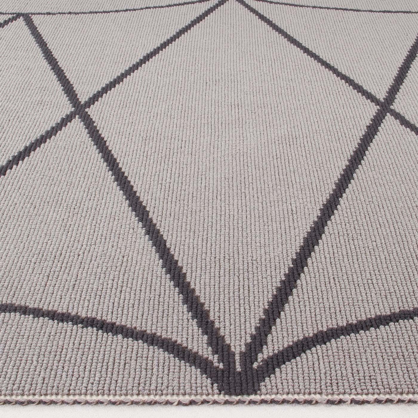 Italian Lune Cara Silver Carpet by Gio Ponti For Sale