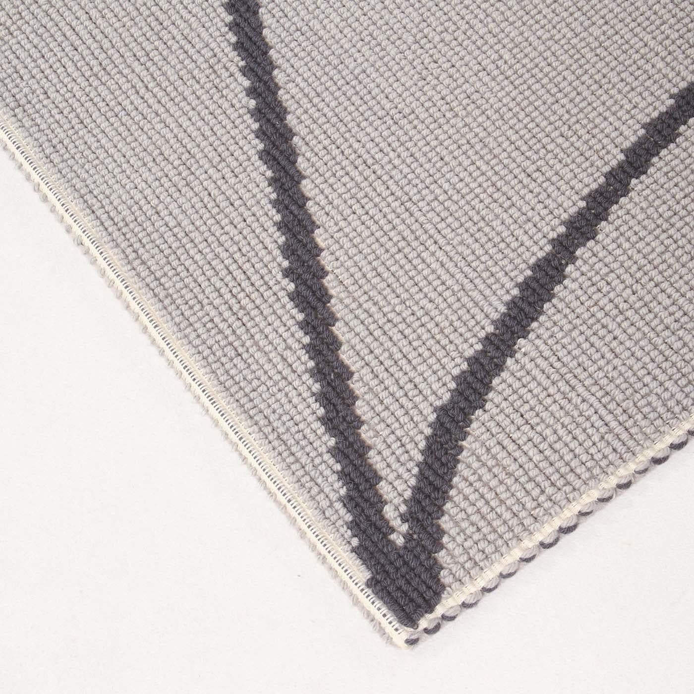 Contemporary Lune Cara Silver Carpet by Gio Ponti For Sale