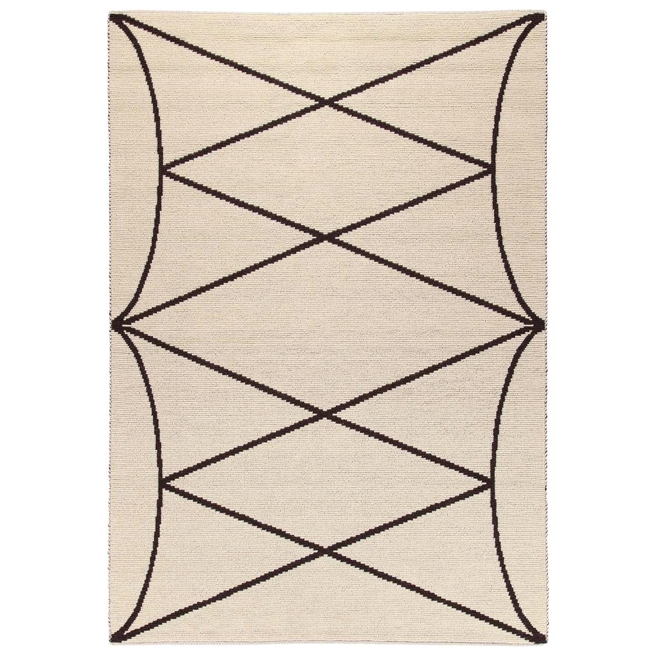 Lune Cara White Carpet by Gio Ponti For Sale