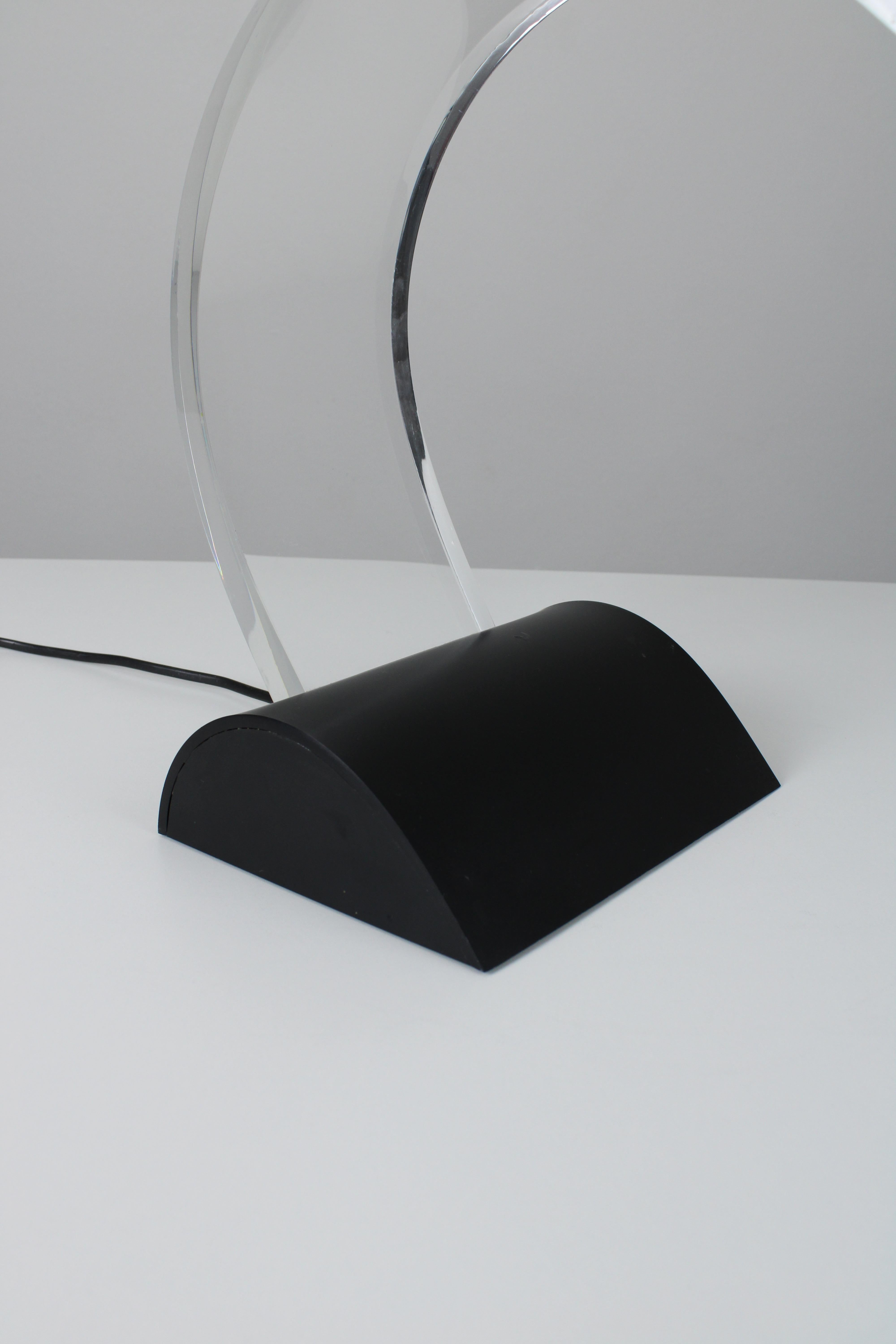 Lune Desk Lamp by Wout Wessemius, 1982 In Good Condition In UTRECHT, NL