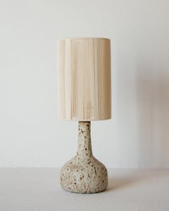 Lune Raw Ceramic Table Lamp by Grès Éditions