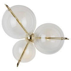 Lune Tree-Light Sconce - Brass Caps Only