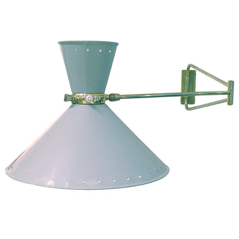 Lunel Adjustable Wall Light In Good Condition For Sale In New York, NY