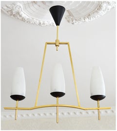 Lunel French Mid-Century Chandelier, 1950s