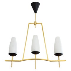 Lunel French Mid-Century Chandelier, 1950s