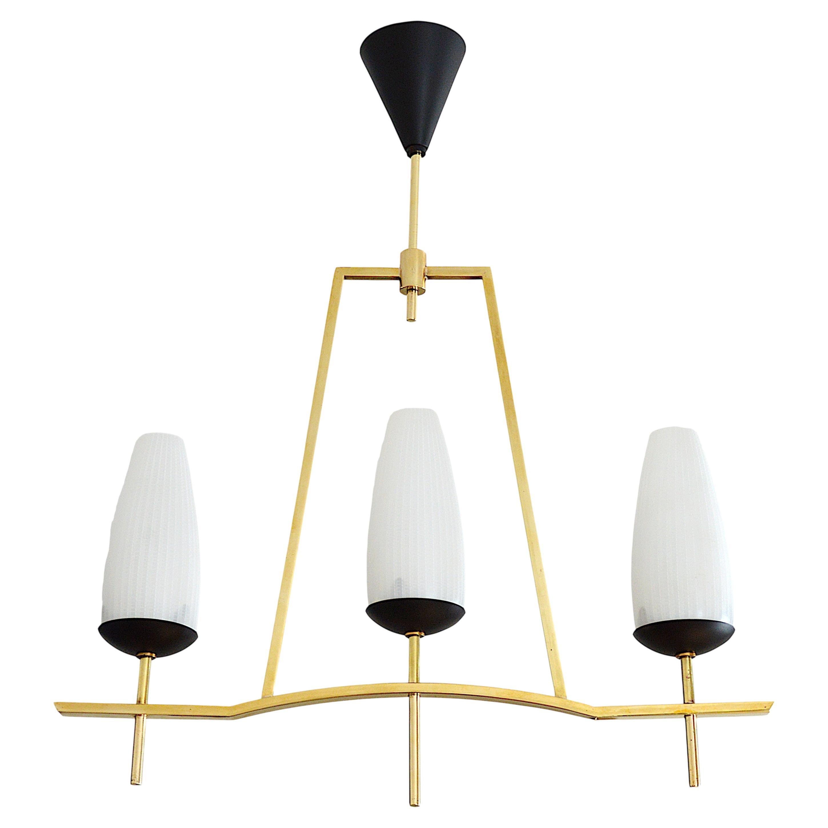 Lunel French Mid-Century Chandelier, 1950s
