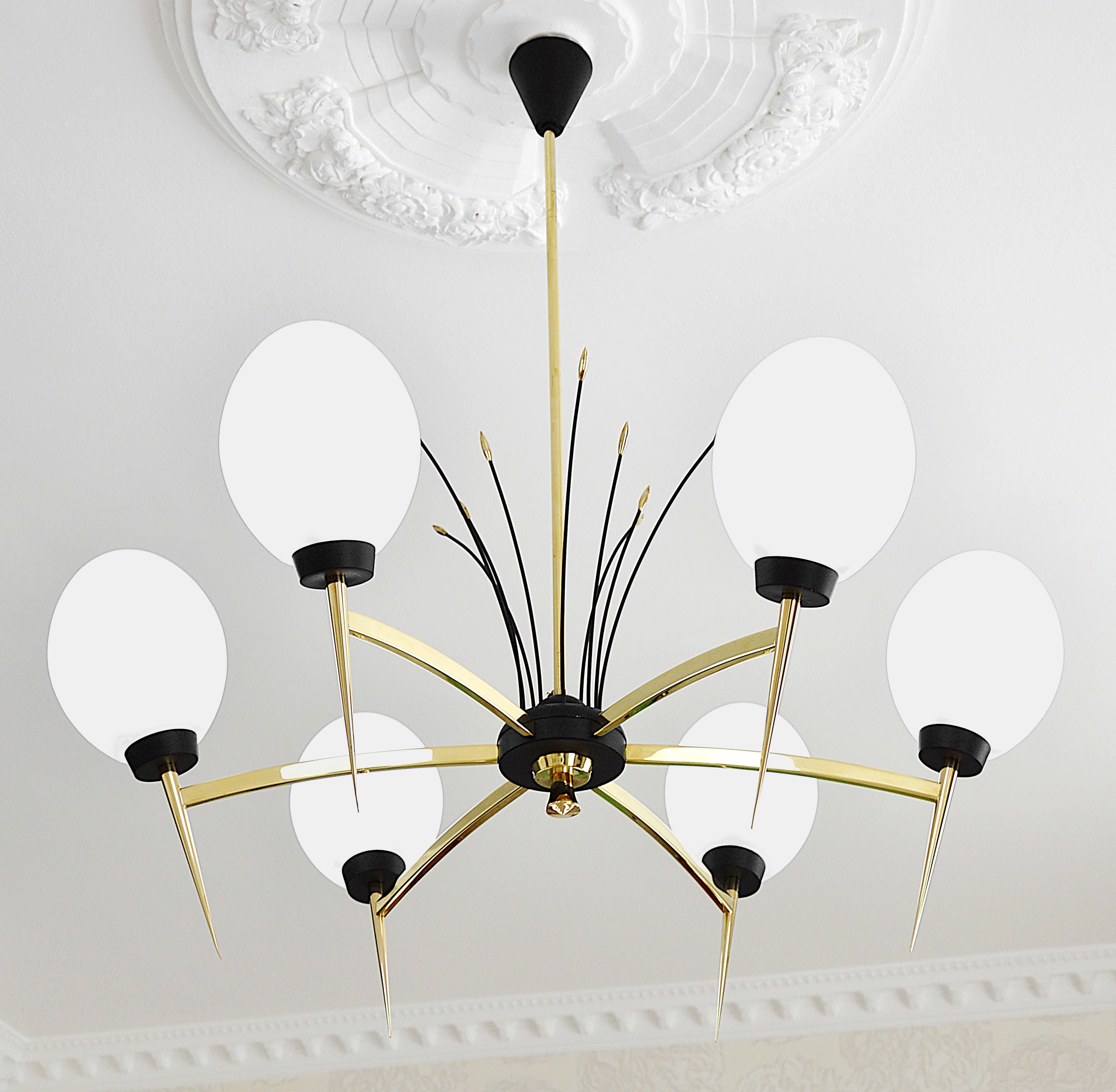 Mid-Century Modern Lustre Lunel Gorgeous French Midcentury, années 1950 en vente