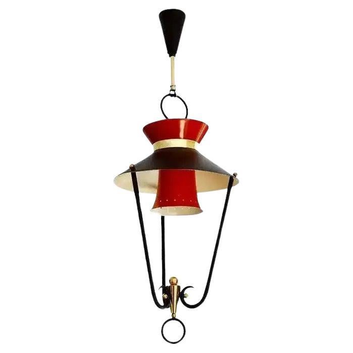 Lights, plafonnier français du milieu du siècle, années 1950