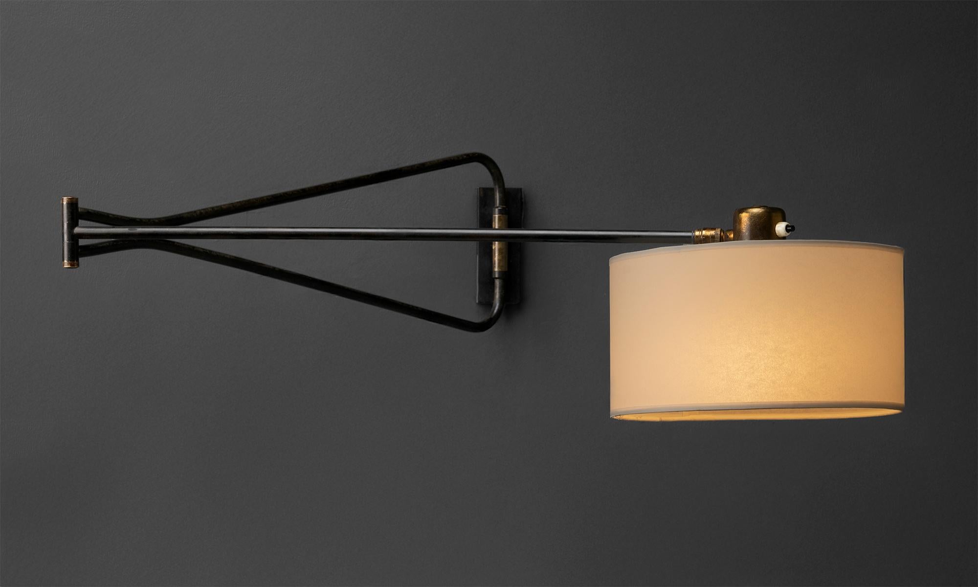 French Lunel Wall Sconce, France circa 1958 For Sale