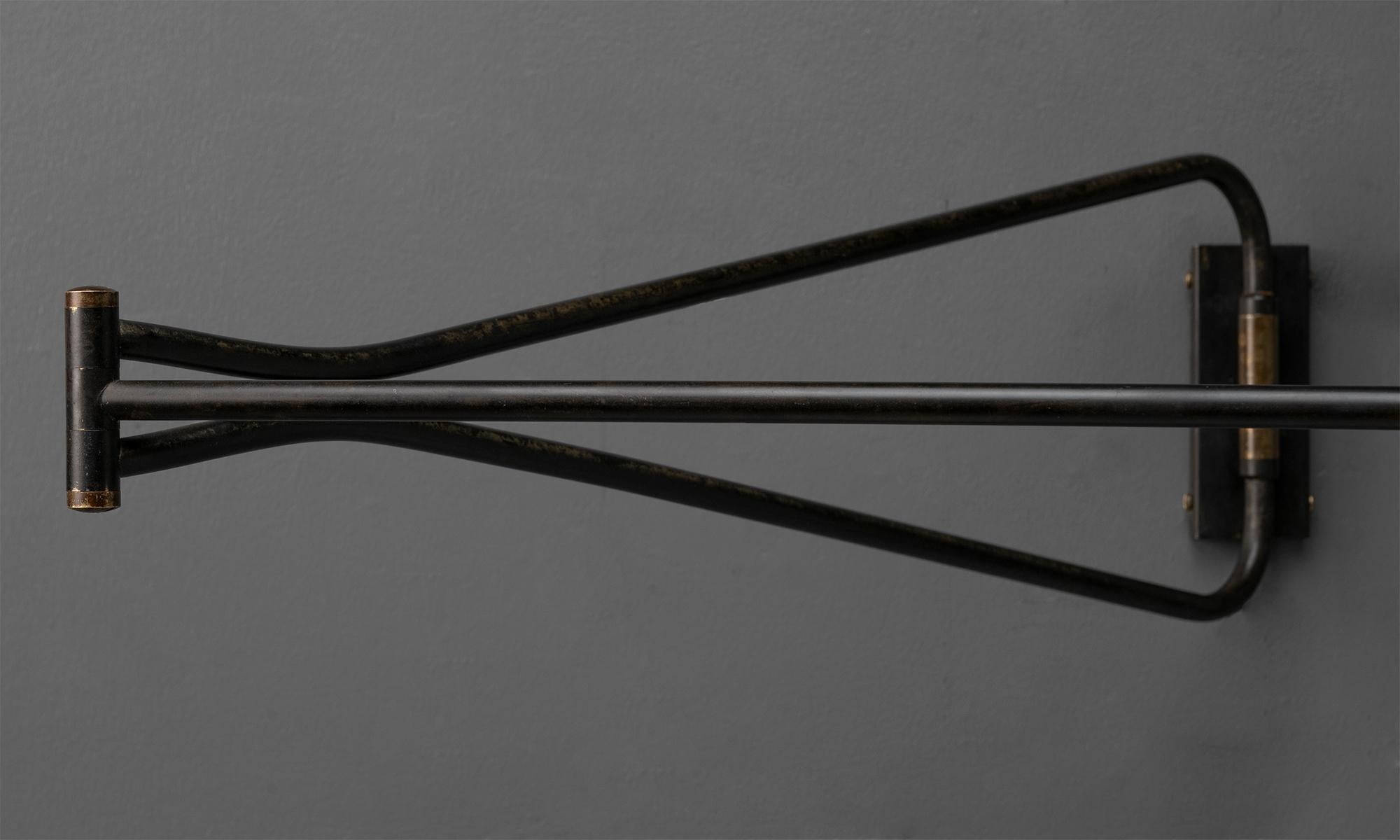 Lunel Wall Sconce, France circa 1958 In Good Condition For Sale In Culver City, CA