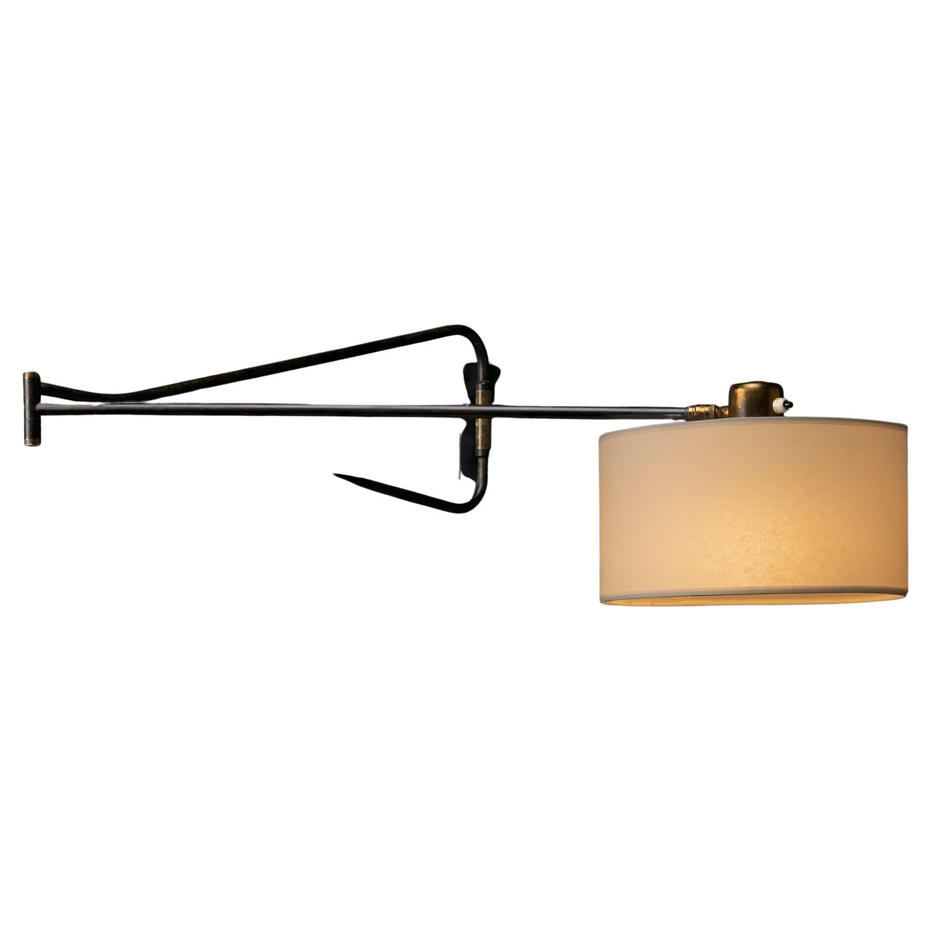 Lunel Wall Sconce, France circa 1958 For Sale
