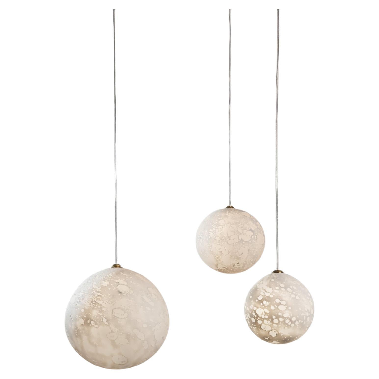 Lunes Hanging Lights Planets, Ludovic Clément D’armont