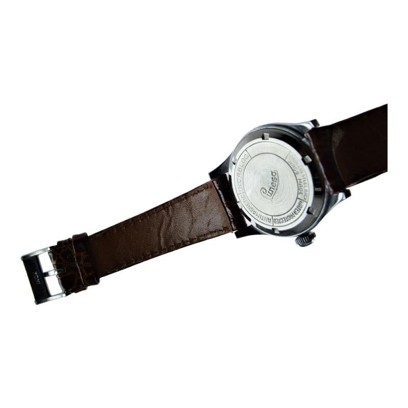Montre-bracelet Lunesa de fabrication suisse en stock ancien, vers les années 1950 en vente 1