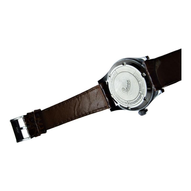 Lunesa Swiss Made New Old Stock Wristwatch, circa 1950s 1