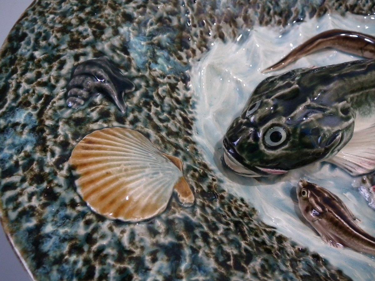 Luneville Palissy Majolica Fish Platter 2