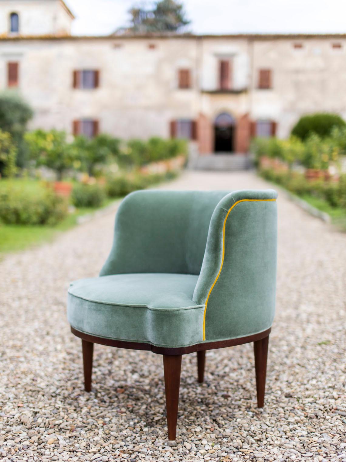 Lungarno Easy Chair  In New Condition For Sale In PONTEDERA, Pisa