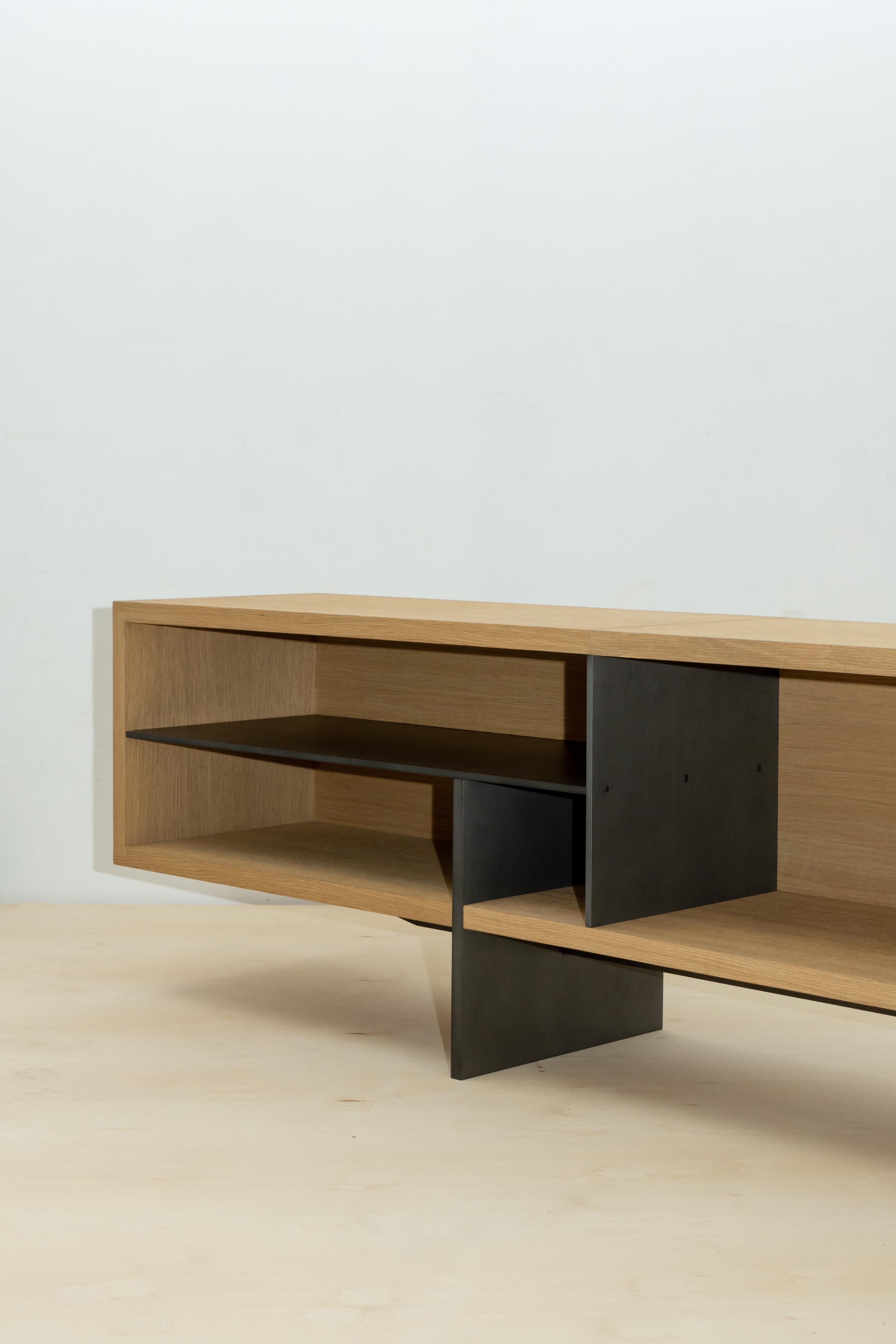 Post-Modern Lungo Low Bookcase by Simon Hamui For Sale