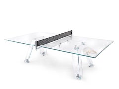 Lungolinea Cromada, Mesa de ping-pong de diseño contemporáneo by Impatia