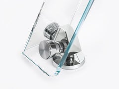 Modern Glass Ping Pong Table With Removable Net by Impatia