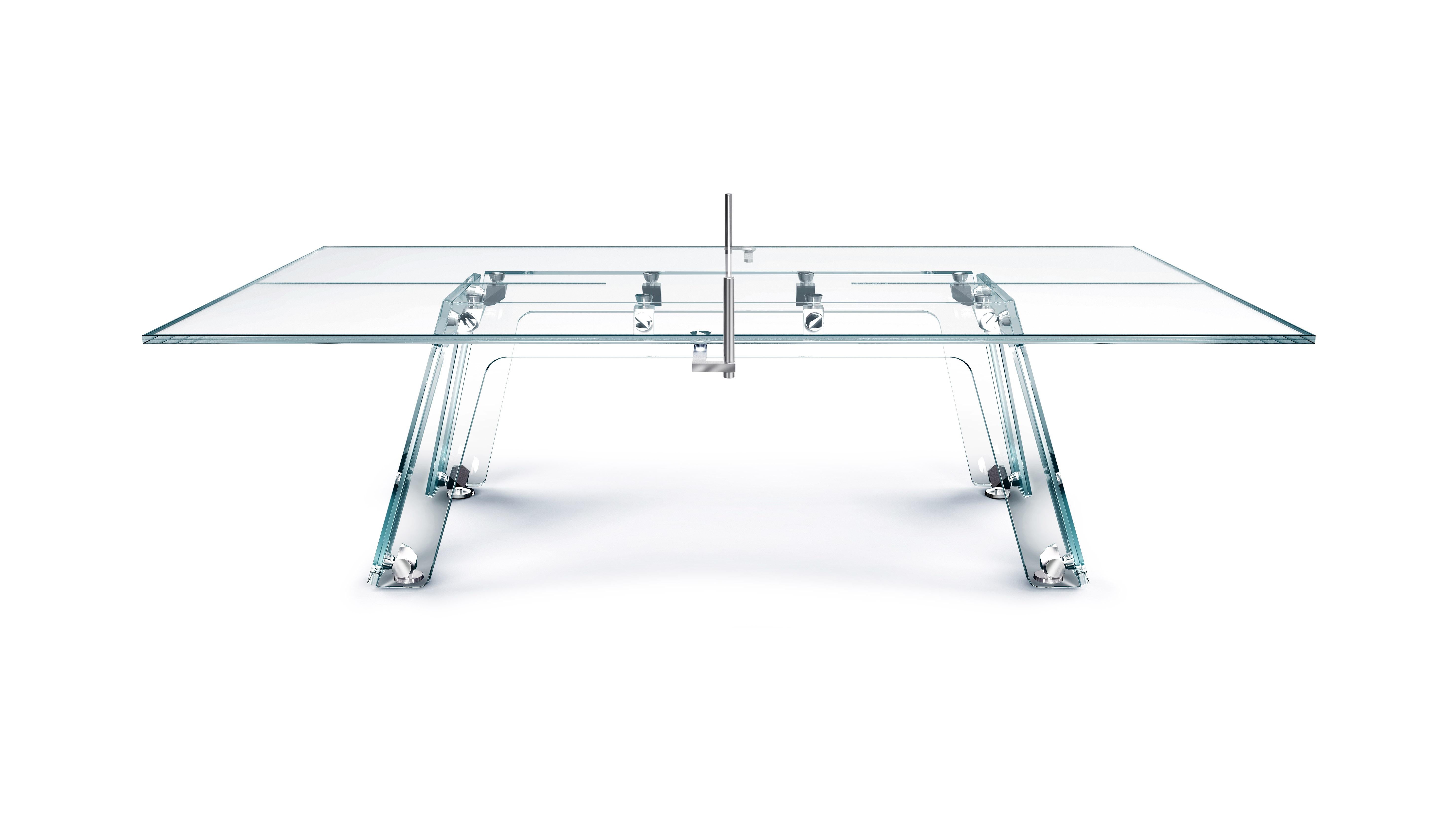 glass ping pong table for sale