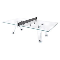 Lungolinea Classic Black Nickel Table Tennis by Impatia