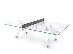 Lungolinea Gold, Contemporary Design Table Tennis/ Ping Pong Table by Impatia
