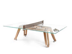 Lungolinea Wood, Contemporary Design Table Tennis/ Ping Pong Table by Impatia