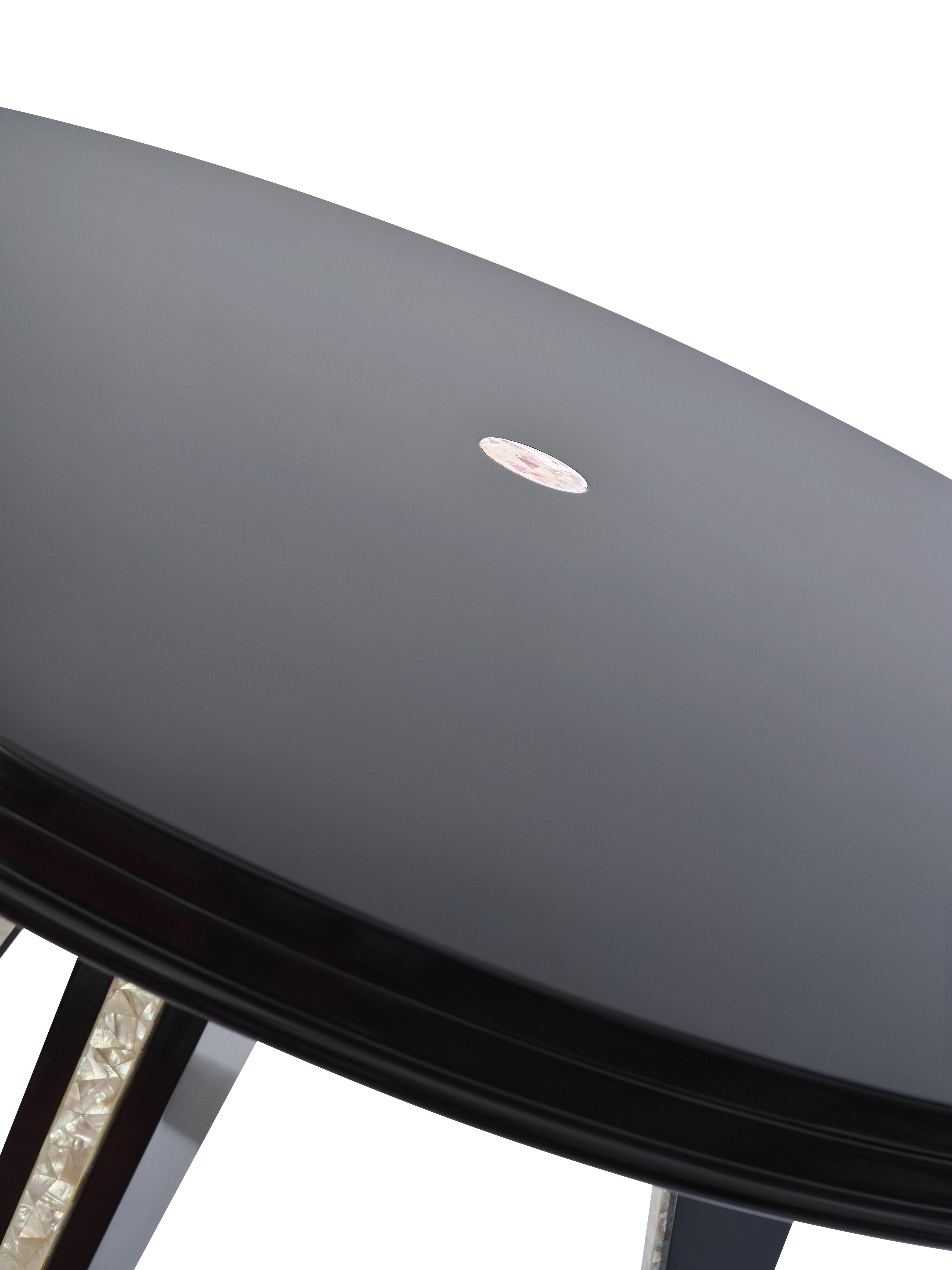 Autre Table de salle à manger Lunisolar en bois massif et contreplaqué multicouche par Artempo en vente