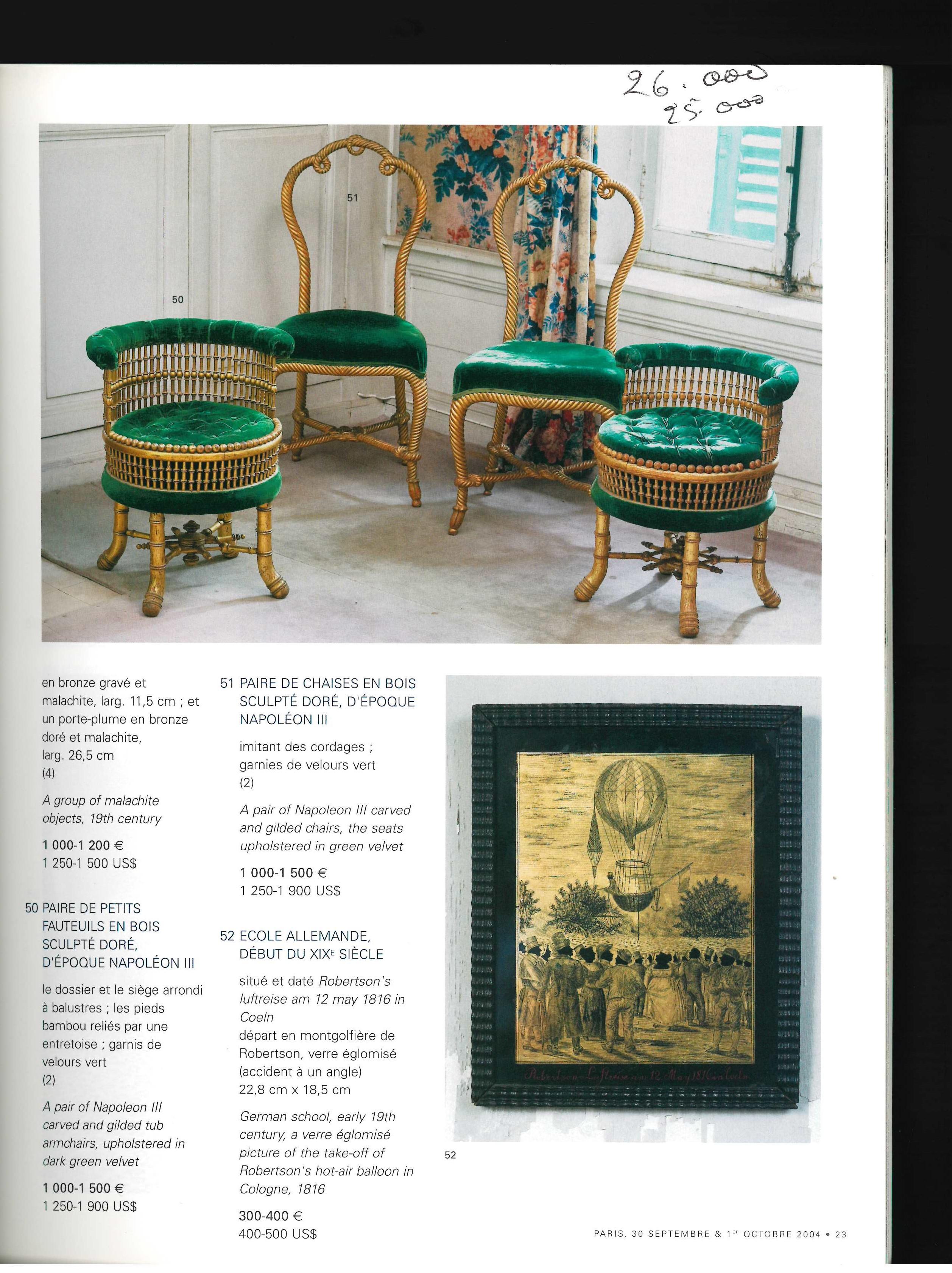 This is the sale catalogue produced by Sotheby's in 2004, for sale of the property of Madeleine Castaing, primarily the contents of the house in Leves, not far from Chartres. In her early years she was a budding actress who then found her vocation