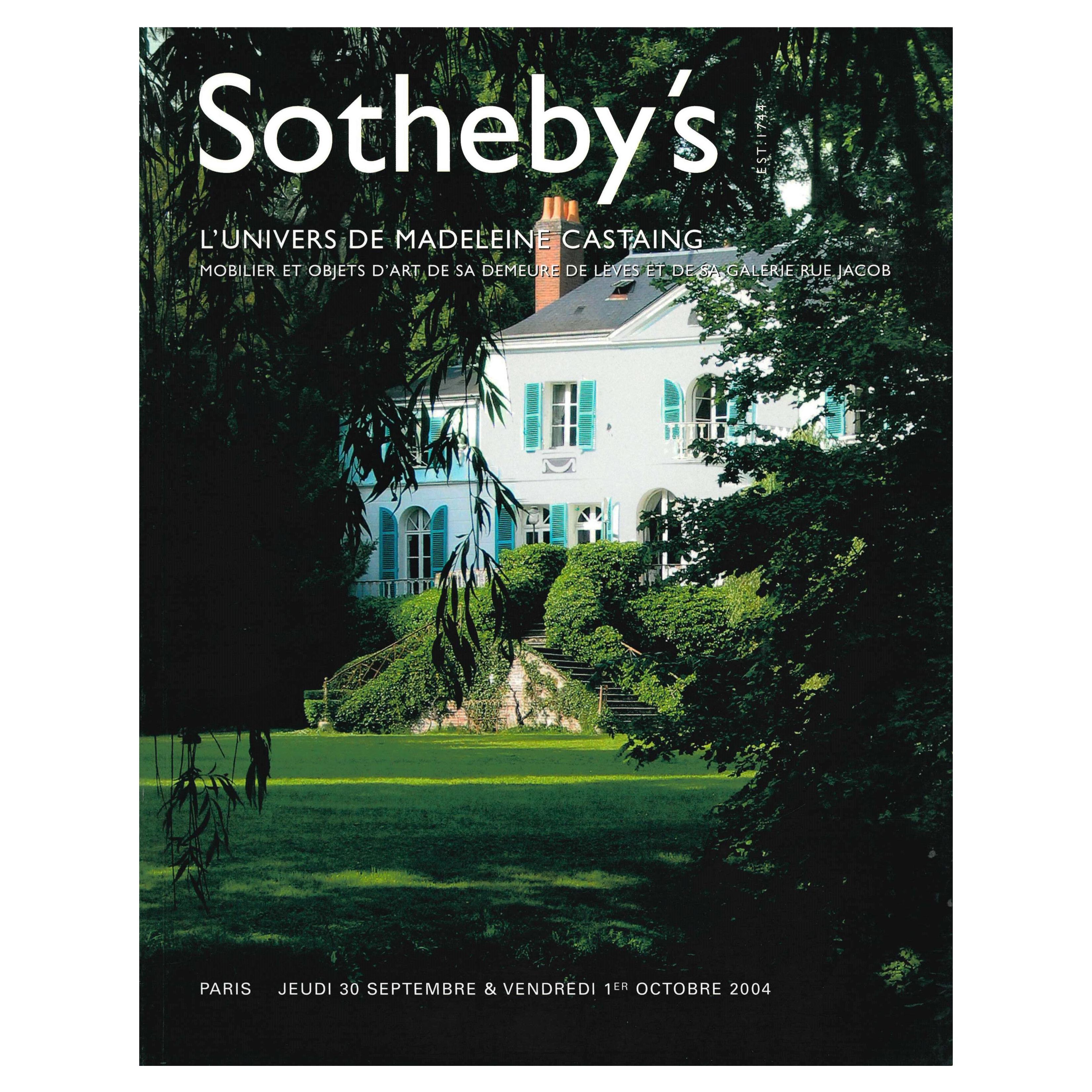 L'Univers de Madeleine Castaing, Sotheby's Sale Catalogue from 2004