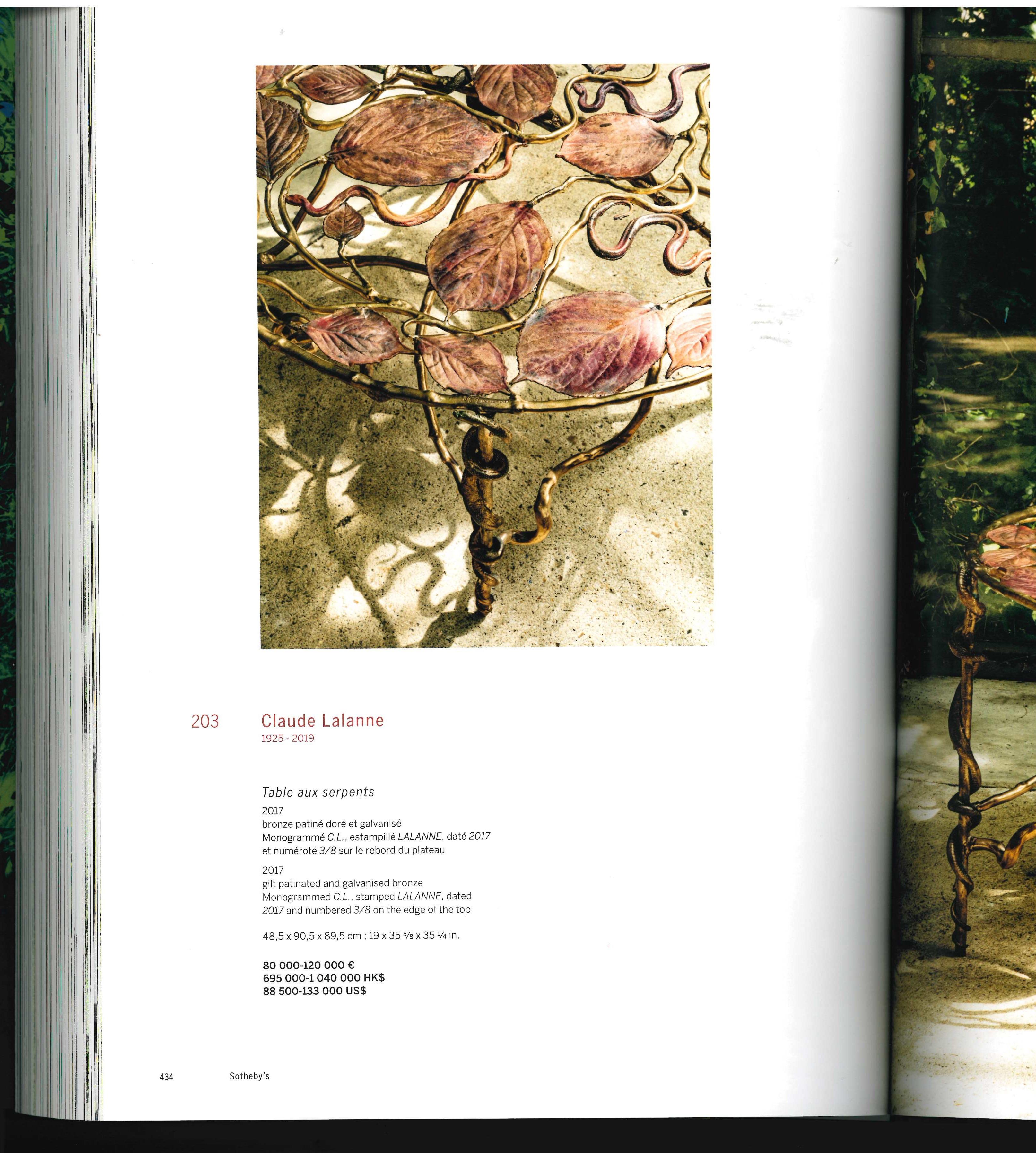 L'univers Lalanne: Collection Claude & Francois-Xavier Lalanne, Sotheby's (Book) For Sale 5