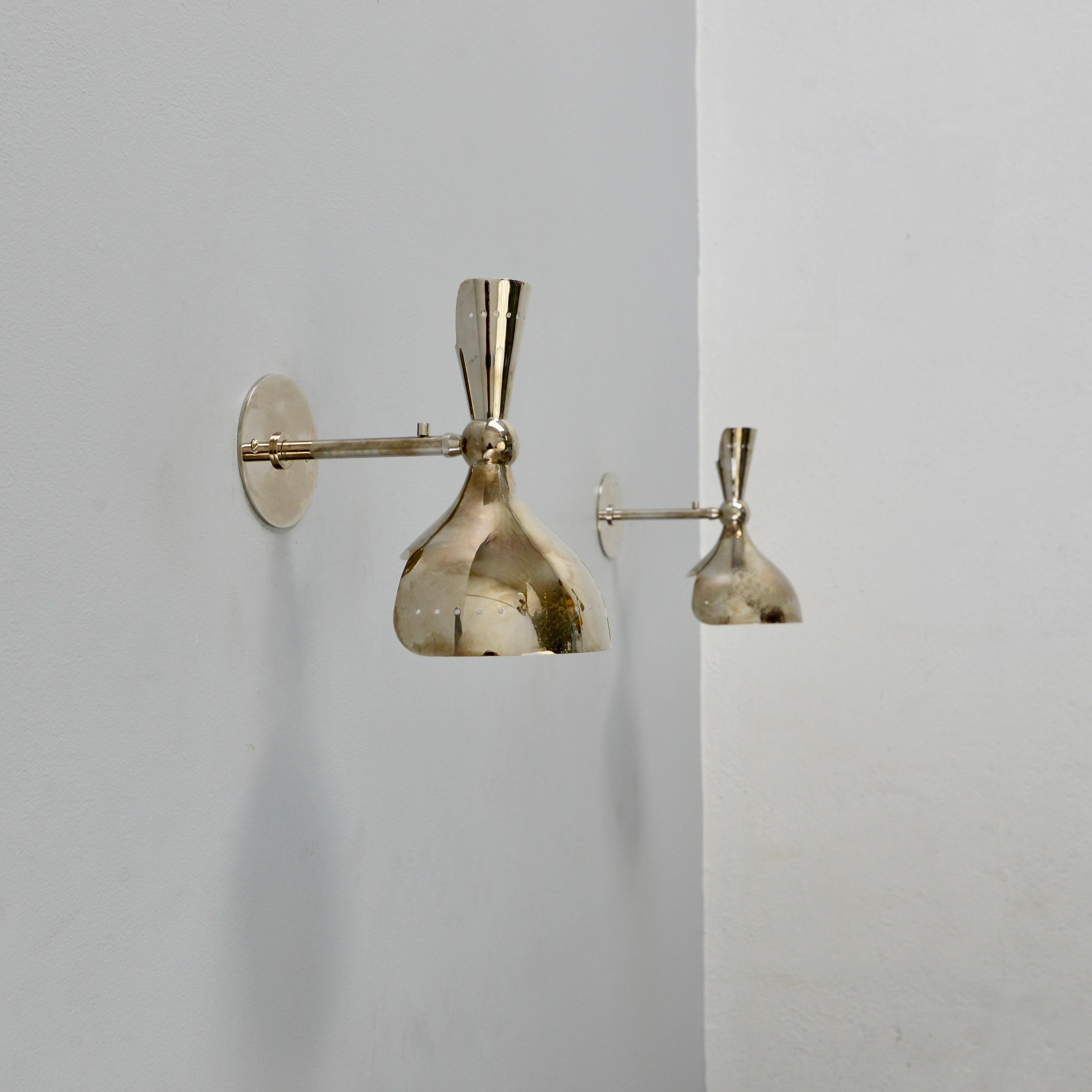 Patinated LUnnone Sconce AS For Sale