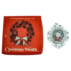Lunt Silversmiths Sterling Silver & Enamel Christmas Ornament – 1978