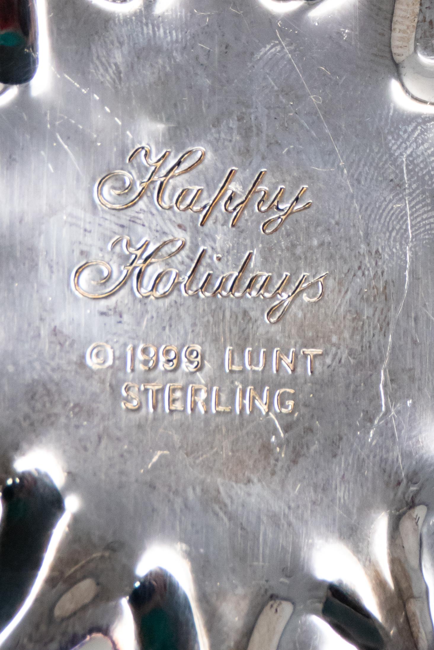 Sterling Silver Lunt Sterling Spiral Star, 1999 For Sale