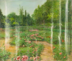 Bin Luo Landscape Original Oil On Canvas "Lush Forest"