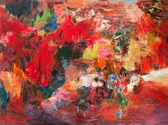 Arte contemporanea cinese di Luo Yi - Serie Red No.2