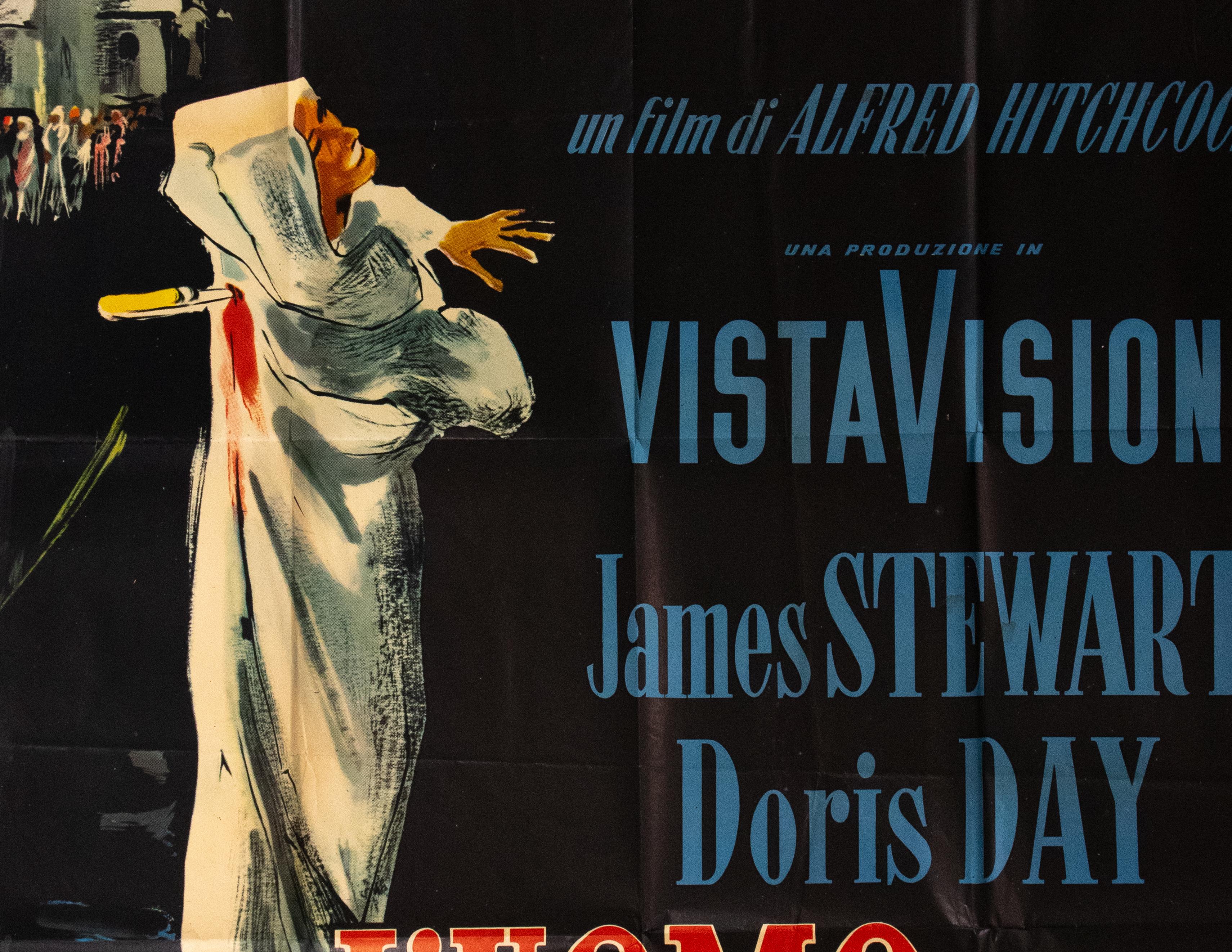 L'Uomo che Sapeva Troppo (Der Mann, der zu viel wusste), 1956 im Zustand „Gut“ im Angebot in Roma, IT