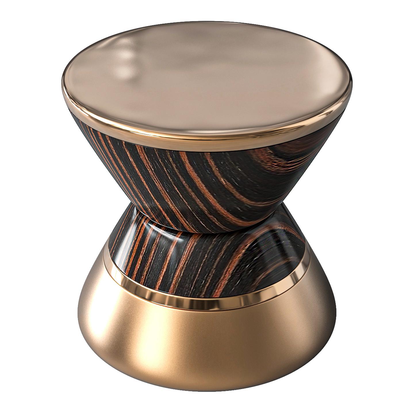 Turc Table d'appoint L'uovo en bronze, faite à la main, Istanbul en vente