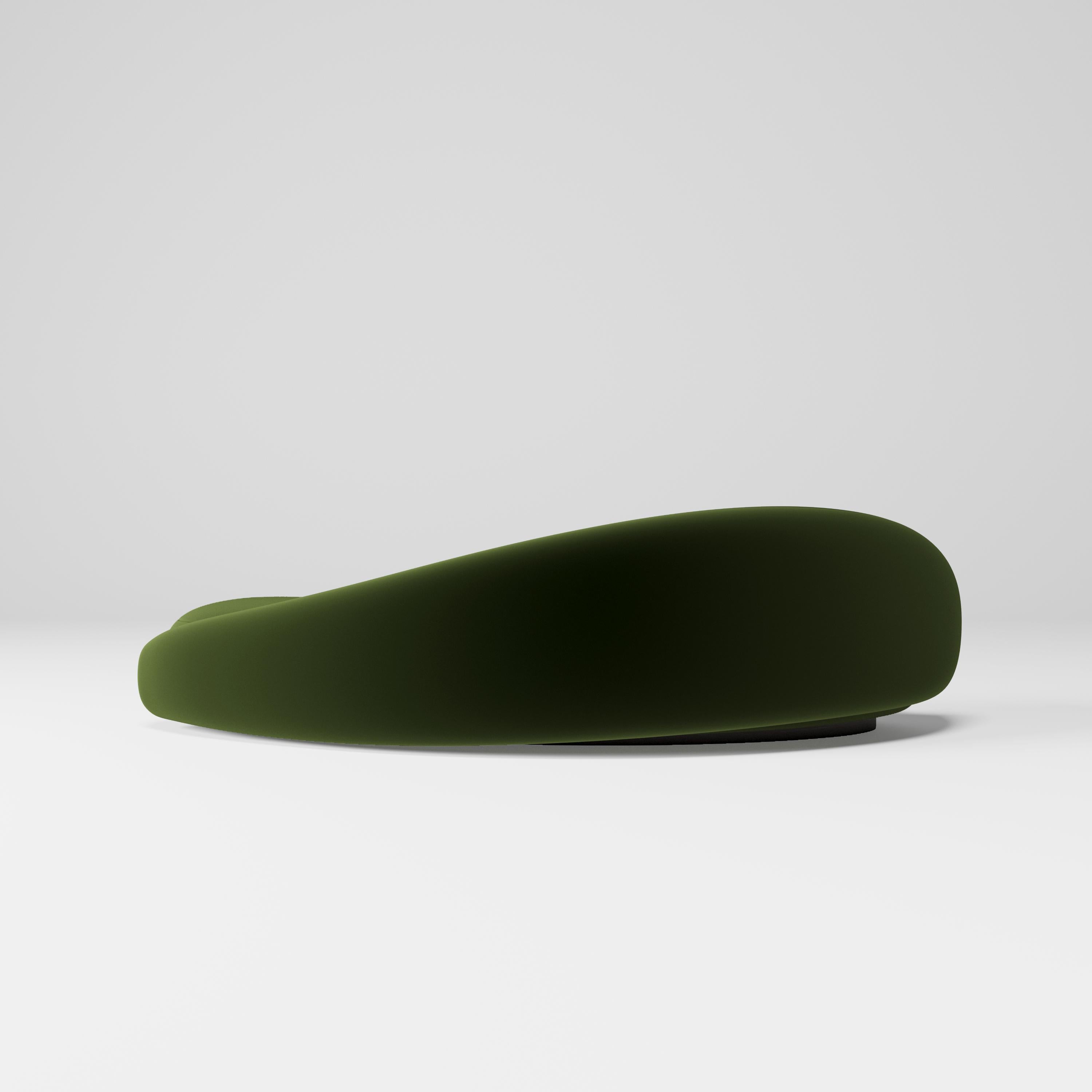 Turkish Lupa Sofa 260, Flexible Velvet Fabric, Designed by Mehmet Orel for Studio Kirkit For Sale