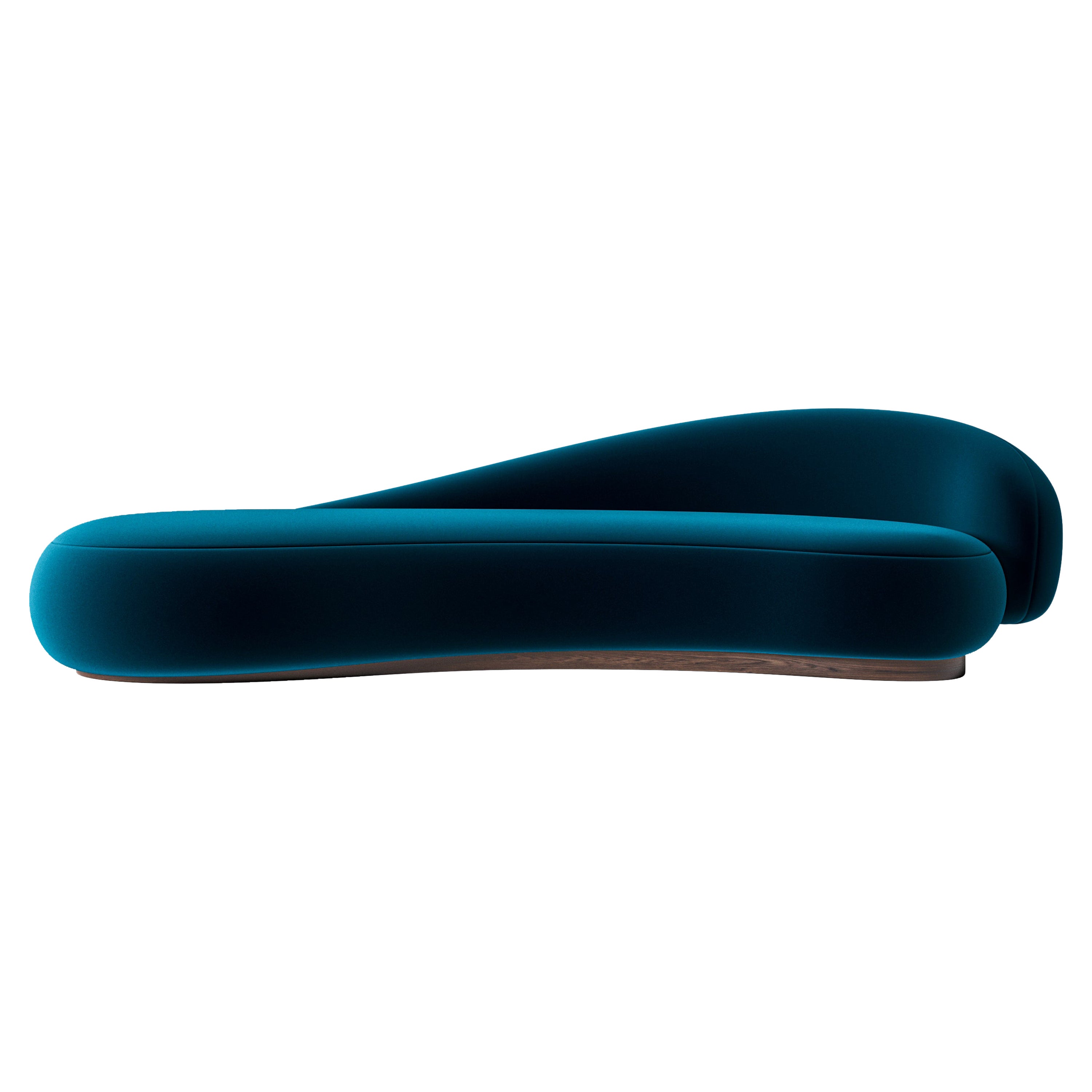 Lupa Sofa 260, Flexible Velvet Fabric, Designed by Mehmet Orel for Studio Kirkit For Sale