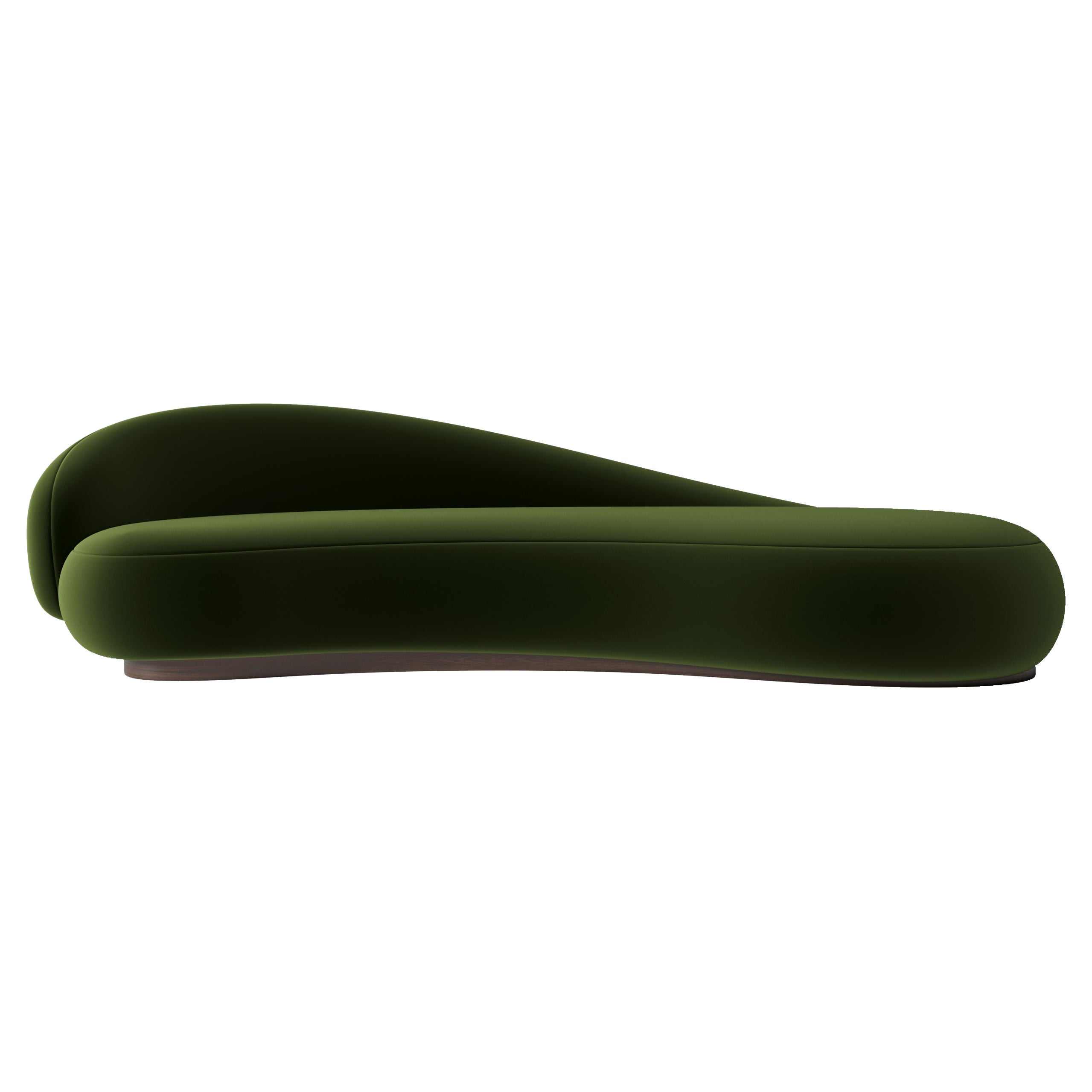 Lupa Sofa 260, Flexible Velvet Fabric, Designed by Mehmet Orel for Studio Kirkit For Sale
